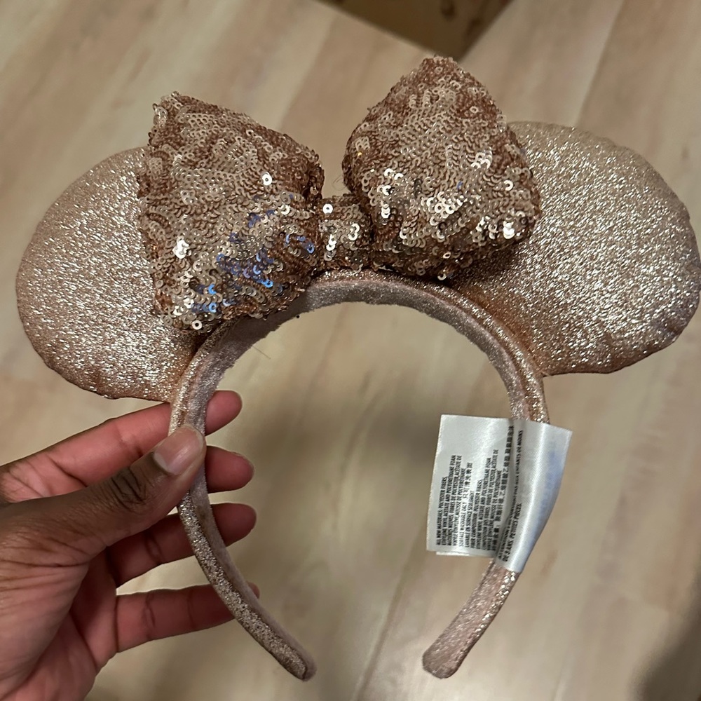 disney ears! sparkly pink